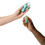 Бирюзовые виброшарики для G-точки c пультом ДУ Romp Cello Vibrating Egg RP261SG8