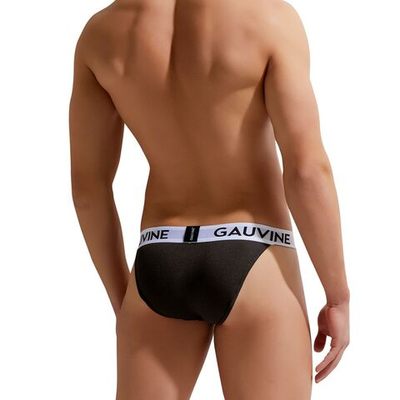 Мужские трусы-танга Cotton Essentials Tanga Brief (Размер: XXL) (Цвет: черный)