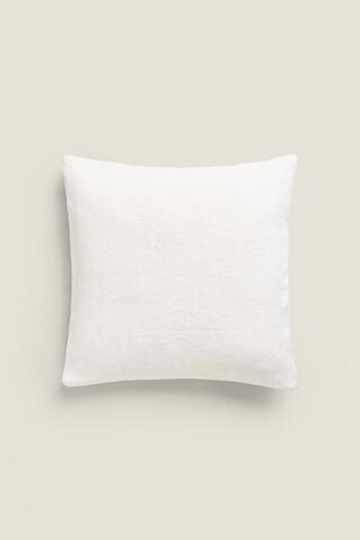 ZARA HOME ДВУХЦВЕТНЫЙ ЧЕХОЛ НА ПОДУШКУ, ЭКРЮ
