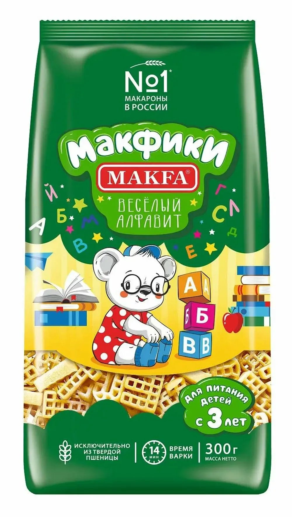 Мак изд Макфа Макфики Веселый алфавит 300г