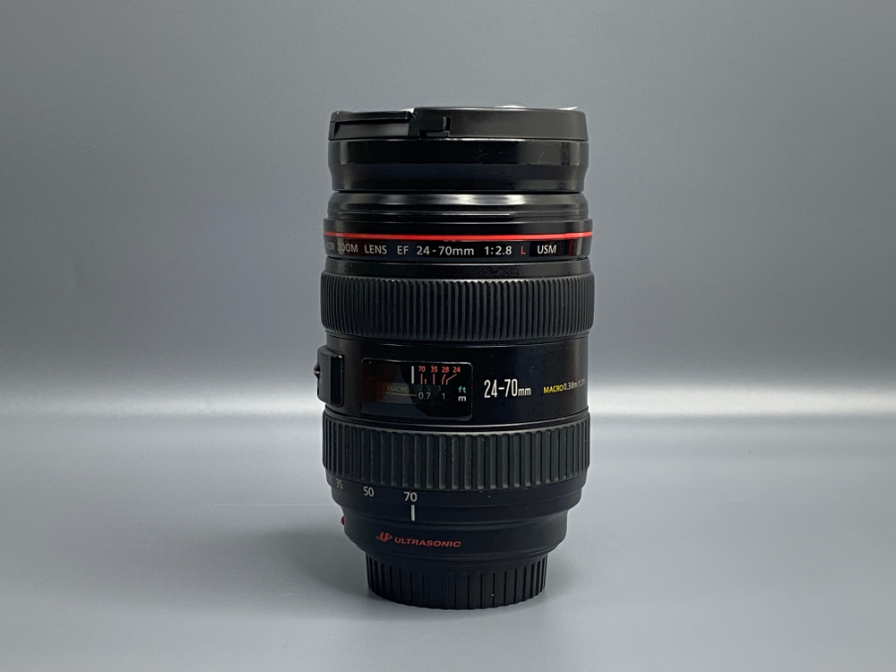 Объектив Canon EF 24-70mm f/2.8L USM микроцарапины на передней линзе