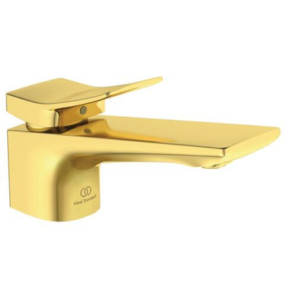 Смеситель Ideal Standard  Conca  для умывальника с донным клапаном, цвет - Brushed Gold/Шлифованное золото