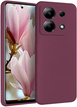 Мягкий Soft Touch чехол из силикона для XIAOMI REDMI NOTE 13 4G (не 5G,PRO!) с бархатной подкладкой