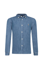 Джинсовая рубашка POLO RALPH LAUREN - голубой(713843)