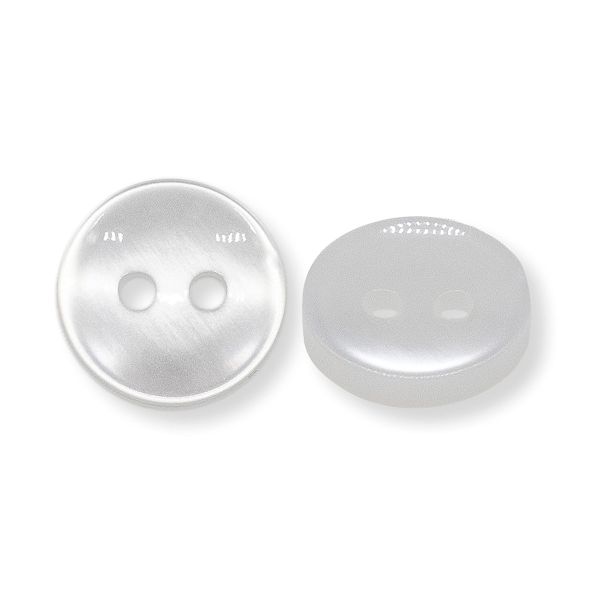 Пуговицы 2 прокола 18L=11 мм, (white (белый)), CRA503, 144 шт