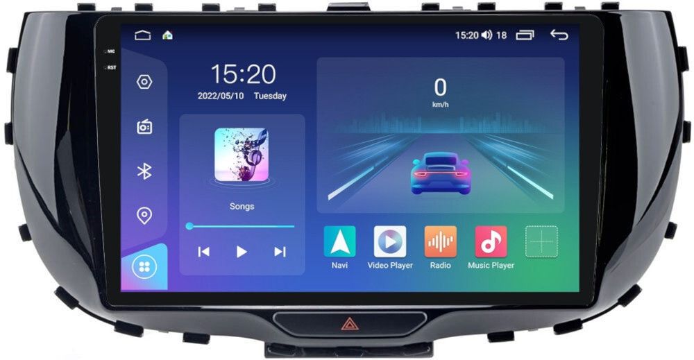 Магнитола для KIA Soul 3 2019+ - Parafar PF527LUX1U2K на Android 13, Быстрая, QLED+2K, CarPlay, 4G SIM-слот