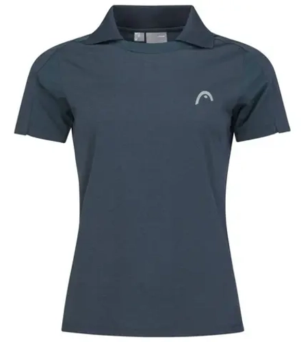 Женское поло Head Padel Tech - navy