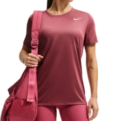 Женская теннисная футболка Nike Dri-FIT - pink smoke/white