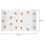 Обложки "CAPYBARAS" для тетрадей и дневников, КОМПЛЕКТ 10 шт., ПЛОТНЫЕ, 210х350 мм, 110 мкм, FUNSTER (ФАНСТЕР)