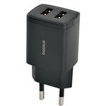 Сетевое зар. устр. Baseus Compact 10.5W 2USB (CCXJ010201) черное
