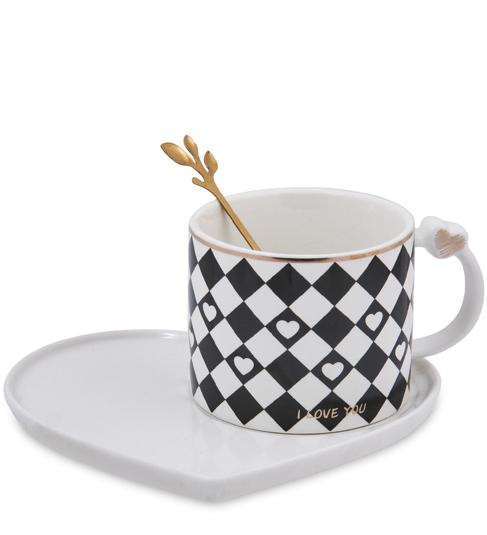 GAEM Art MUG-418/1 Чайная пара «Сердце»