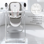 Стульчик для кормления - Электрокачели Sweet Baby Amuleto Grey