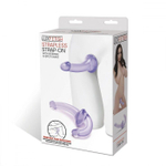 Фиолетовый безремневой страпон Strapless Strap-On (Цвет: фиолетовый)
