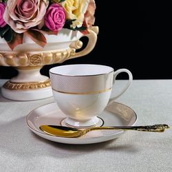 Lenardi 145-502 Чайный набор 12пр. ЗОЛОТАЯ СИМФОНИЯ в под.уп.(х10)Костяной фарфор