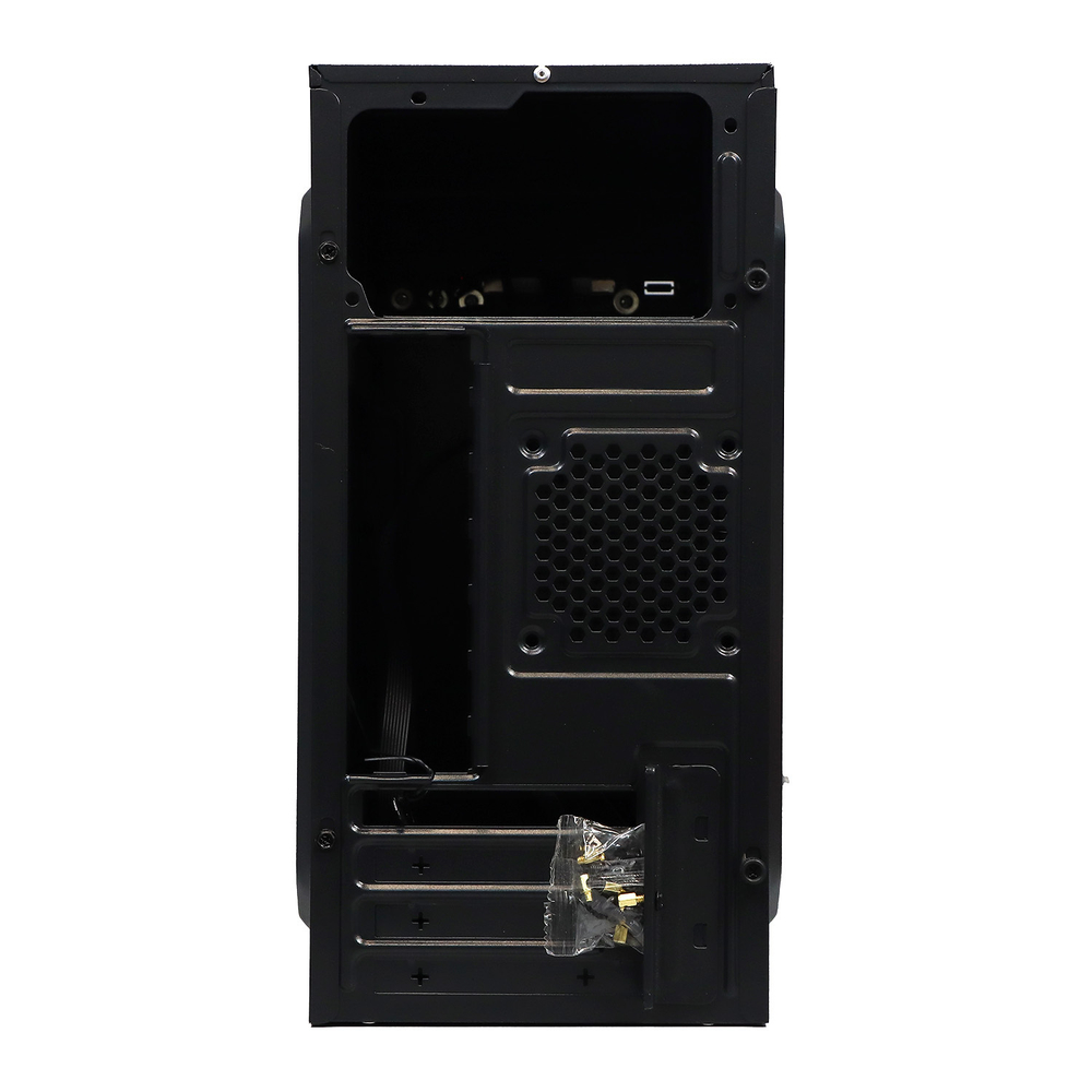 Корпус ТЕСЛА (TESLA) 1708BM, Без БП, mATX, чёрный, 2xUSB2 (TSL-1708-BM)