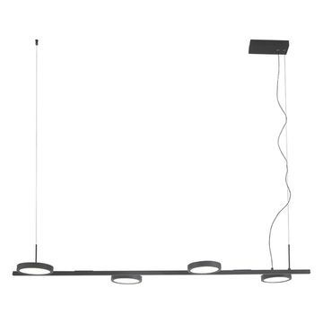 Подвесной светодиодный светильник CLT 027C4 L1000 BL чёрный Crystal Lux