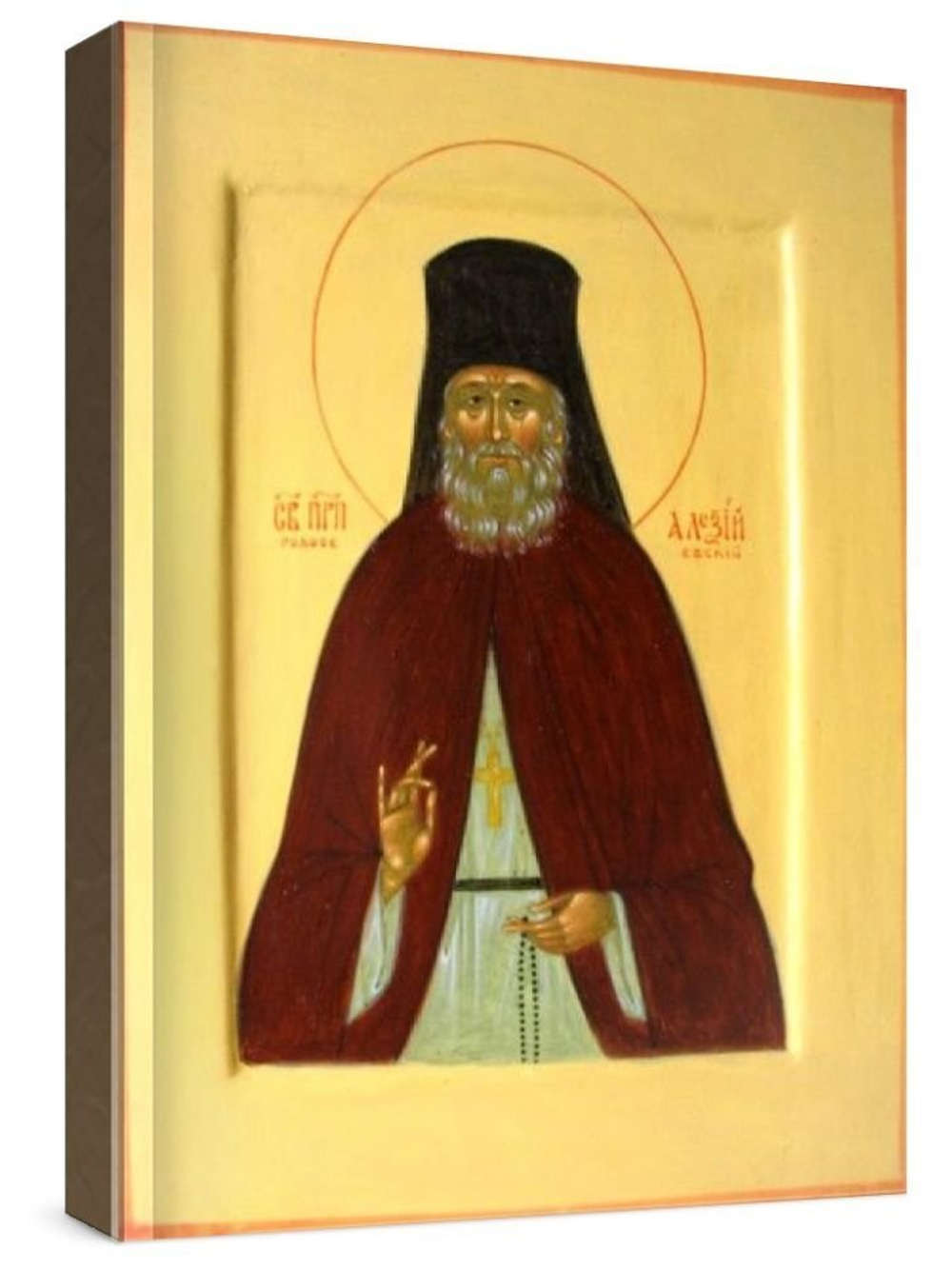 Алексий Голосеевский (рукописная икона)