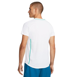 Мужское теннисное поло Nike Spring Slam Ultimate Zip Polo M - белый