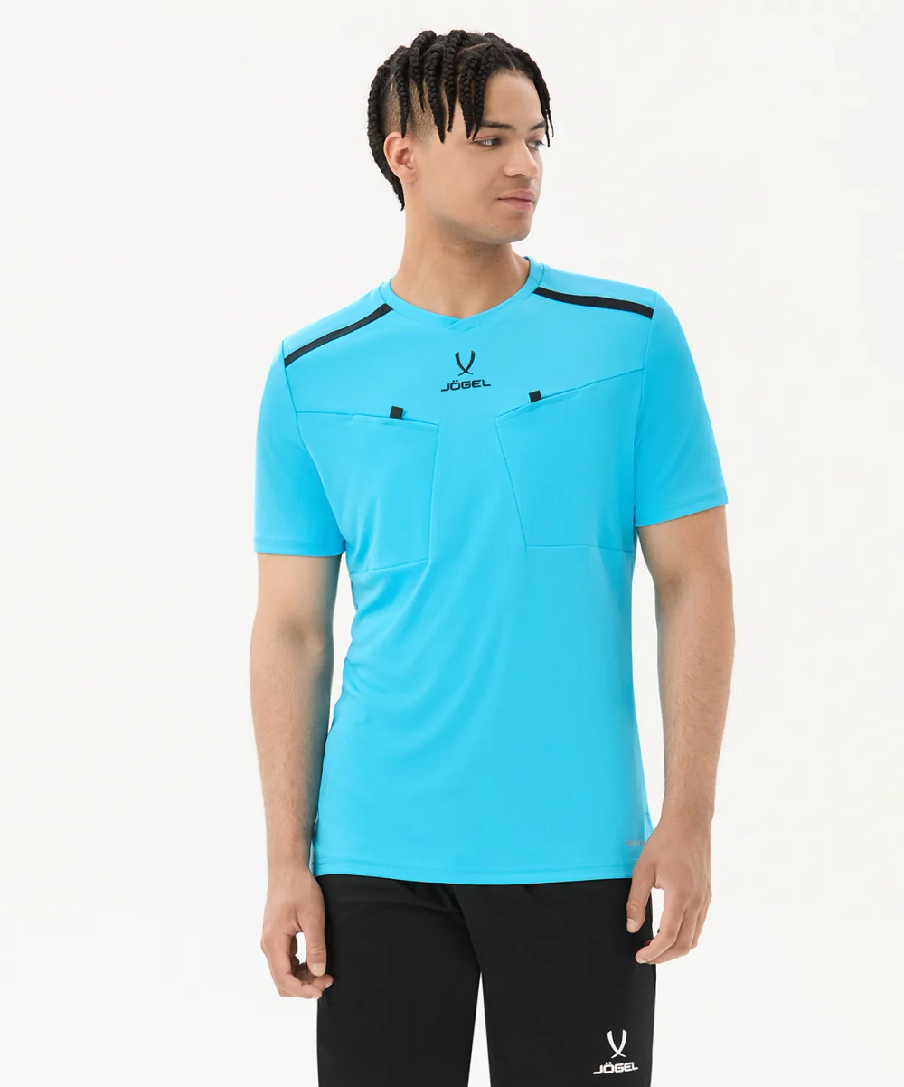 Футболка судейская DIVISION PerFormDRY Referee Tee, голубой
