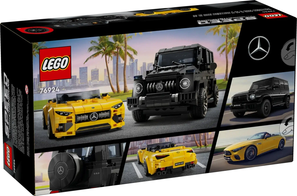Конструктор LEGO Speed Champions 76924 Mercedes-AMG G 63 и Mercedes-AMG SL 63