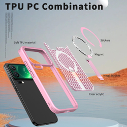 Прозрачный чехол Mesh Pro Magnetic Case для Xiaomi 17 Pro Max