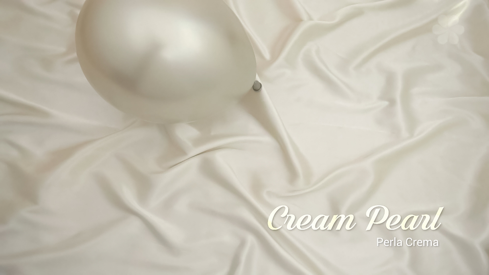 Шар 24" Кремовый жемчуг, шелк / Silk Cream Pearl 873