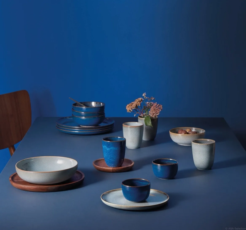 ASA Набор для завтрака Saisons Denim на 2 персоны (6 предметов) 27141118 + 27303118 + 27061118