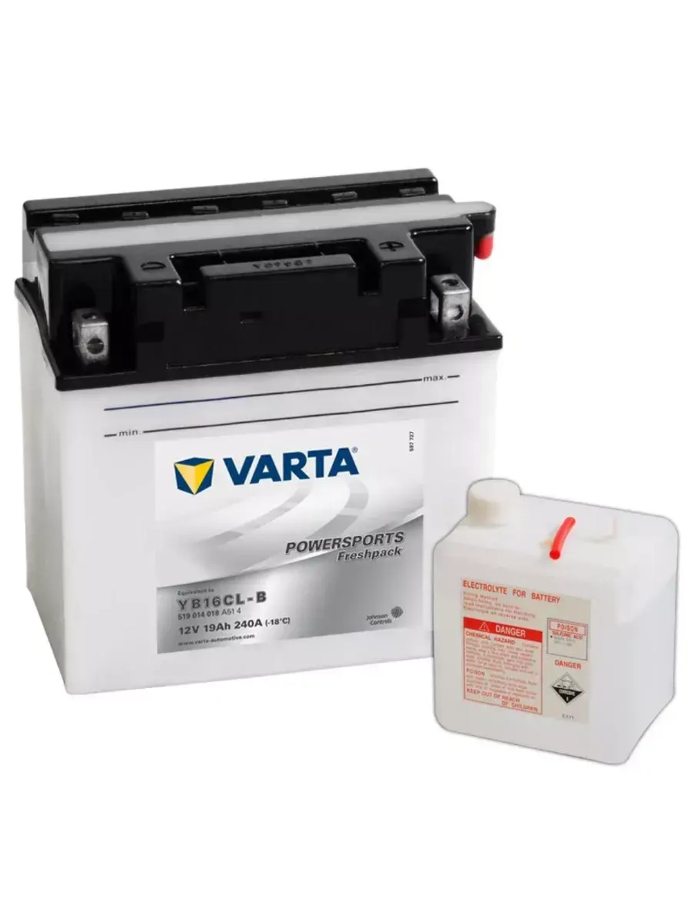 Аккумулятор Varta AGM YB16CL-B