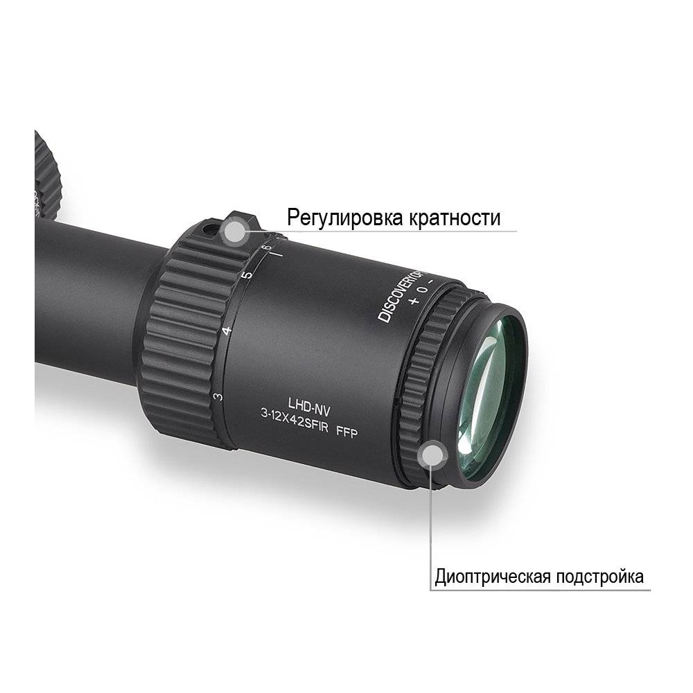 Оптический прицел Discovery LHD-NV 3-12X42 SFIR FFP FW30 (Weaver)