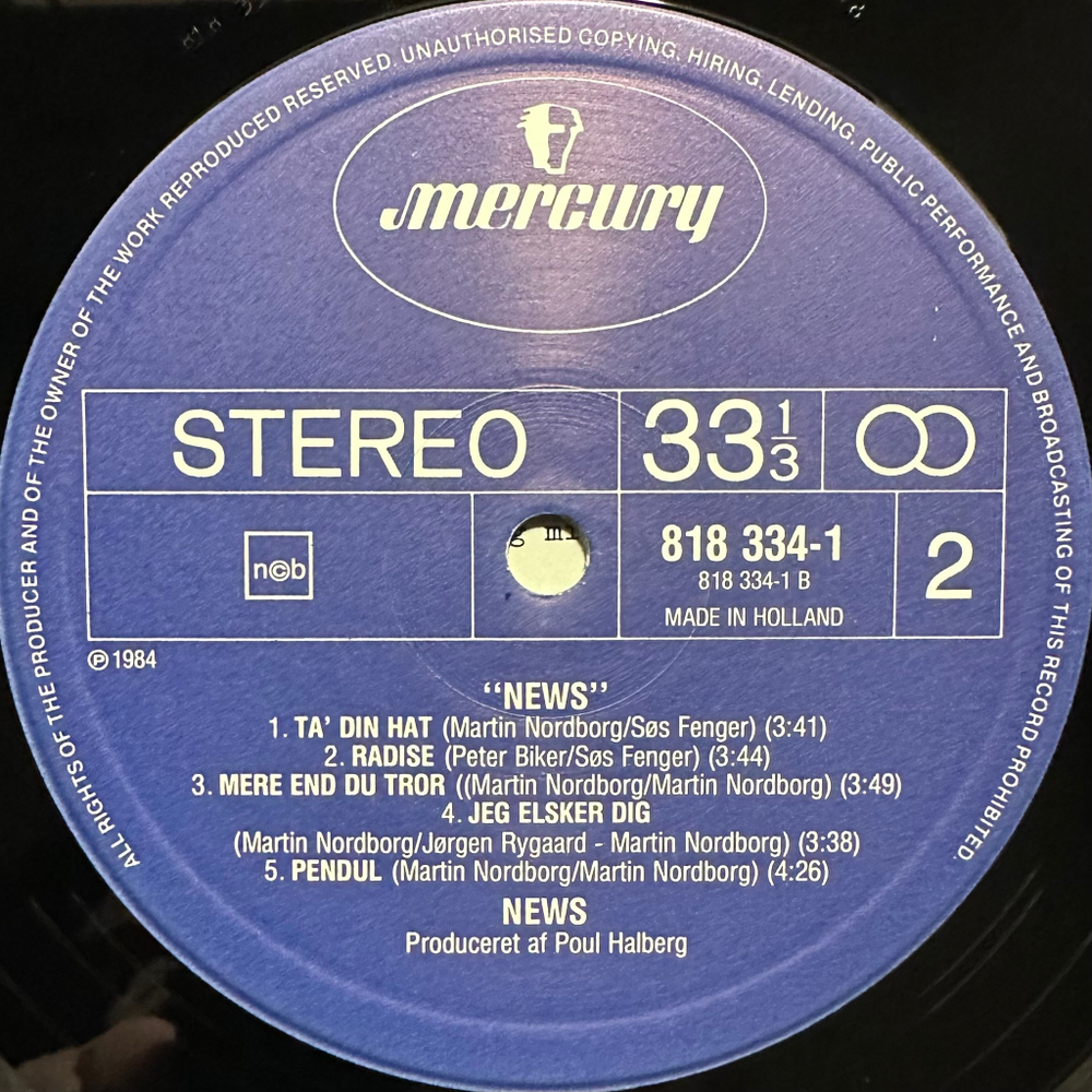 News - News (Голландия 1984г.)