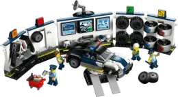 Конструктор LEGO City 60457 Изготовленный на заказ гараж для полицейской машины