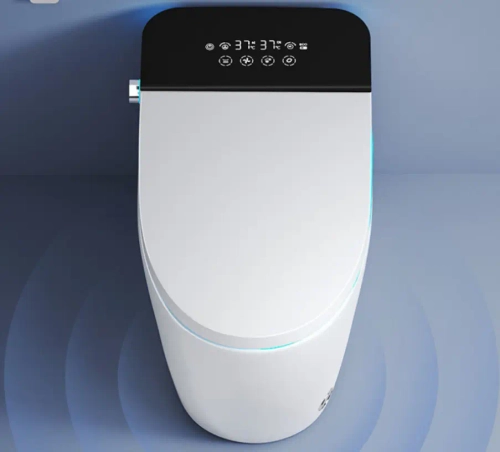 Унитаз напольный Ceruttispa ЭЦИО (EZIO) Smart CT11168 с дистанционным управлением (680x400x470)
