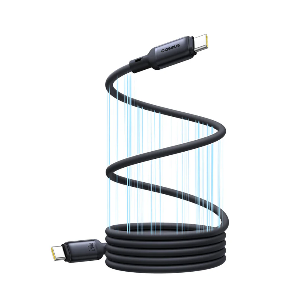 Кабель-зарядка Type-C на Type-C Baseus PicoGo 240W 1м (P10367800121-00) чёрный