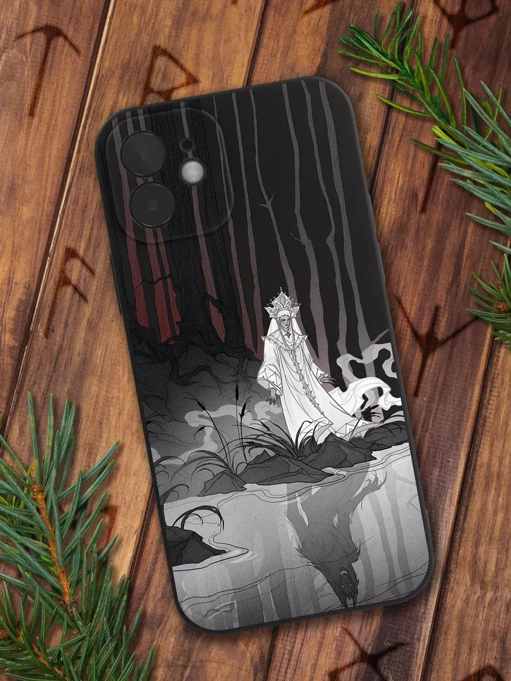 Чехол на iPhone 12 с принтом