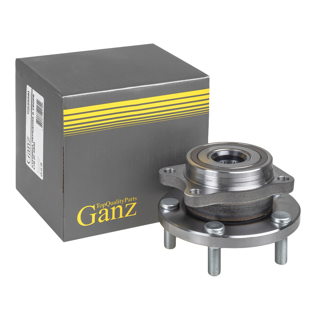 Ступица передняя в сборе L=R (с ABS) SUBARU Impreza(GD/GR) 4WD 04-17 GANZ GIK05081