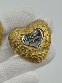 Клипсы Сердца Moschino