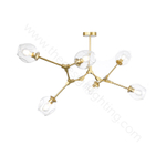Ceiling design lamp  Branching Bubble by Roll & Hill (Lindsey Adelman) (6 lampshades,  Gold)