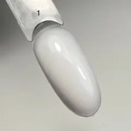 Nail ARCHITECT FLUID GEL-Гель Флюид молочный 01 Snow-white. Жидкий, низкотемпературный, ультрастойкий гель, 15 мл