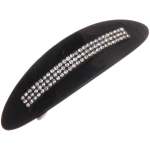 Заколка автомат «Lady Collection - Блеск», овал., 6 цветов, 10*2,5см (Кокетка)