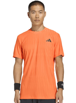 Мужская теннисная футболка Adidas Climacool+ Airchill Freelift - pure orange