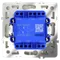 Проходной переключатель двухклавишный Voltum S70 Шелк VLS020304