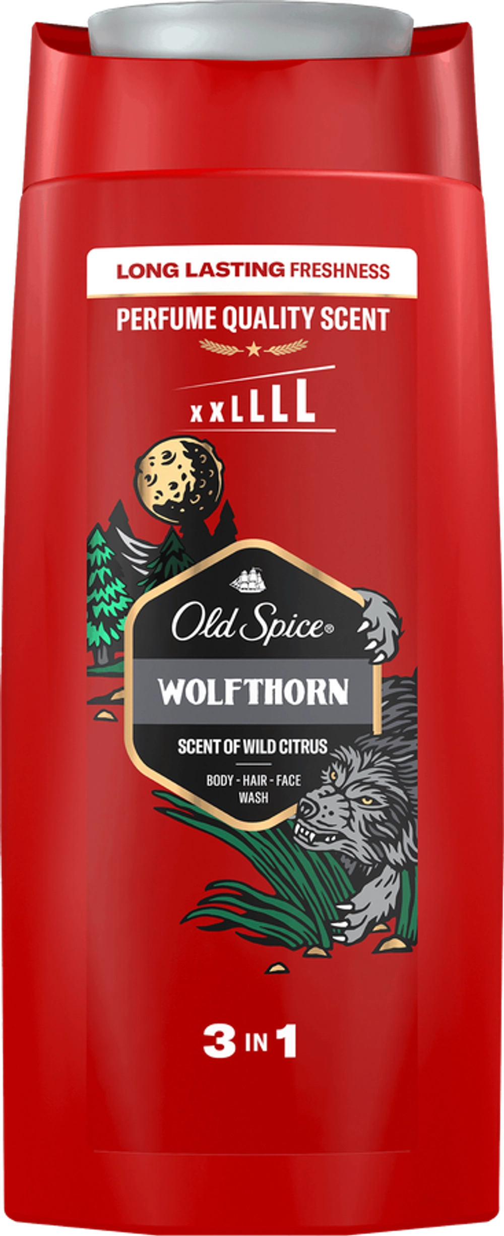 Old Spice 2в1 шампунь-гель для душа Wolfthorn 675мл