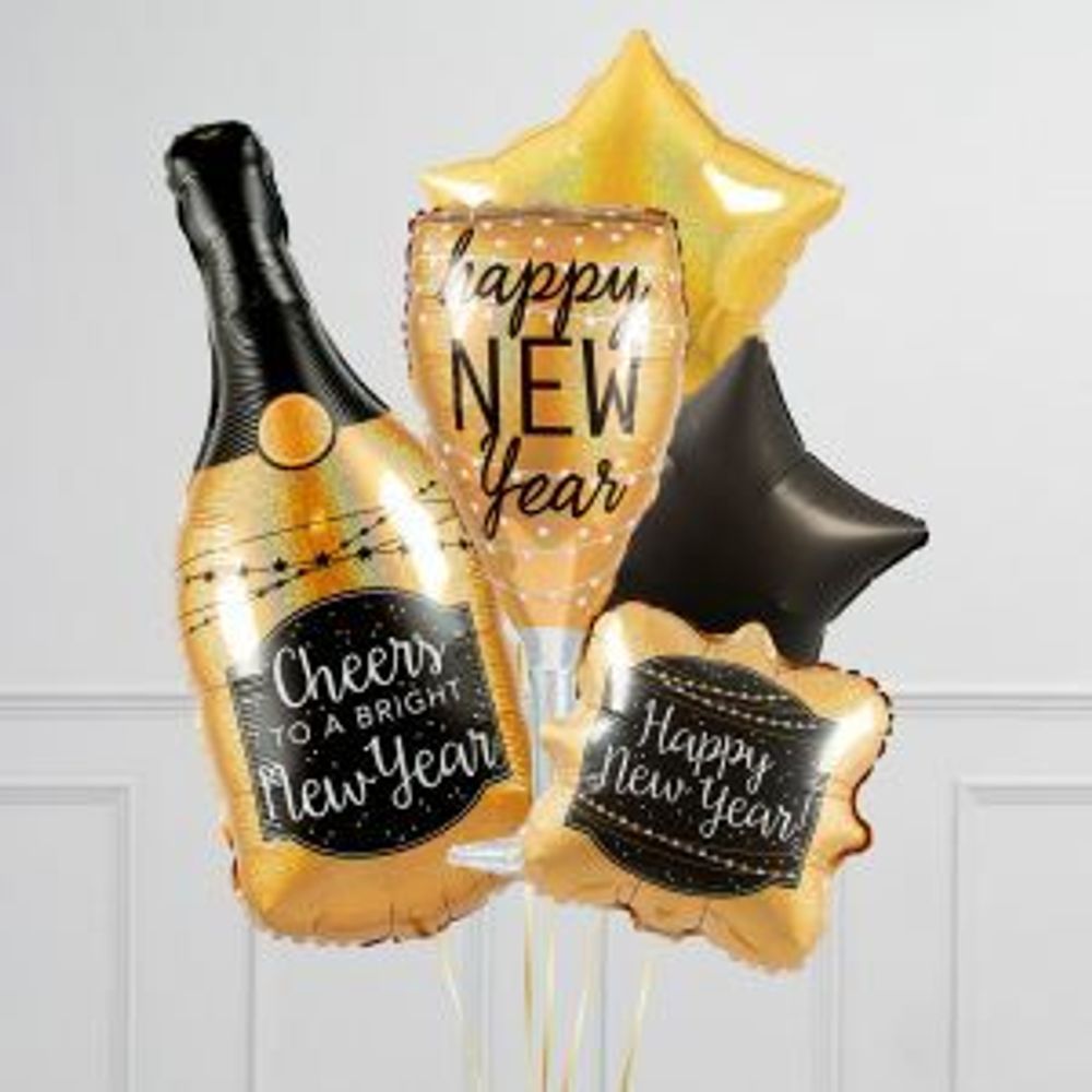 Б ФИГУРА HNY Бокал шампанского, 37" /94 CM (БГ-32) 
