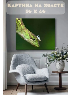 Картина на стену 40 X 50 Ящерица