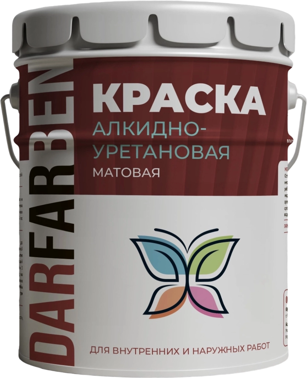Алкидно-уретановая краска матовая 18 кг