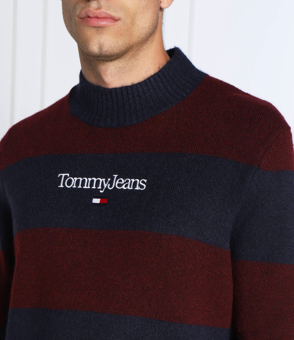 свитер Tommy Jeans - бордовый(DM0DM15154)