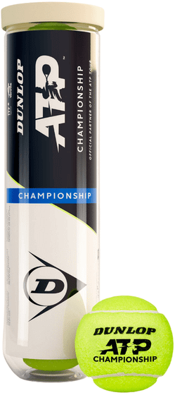 Мячи теннисные Dunlop ATP Championship - 4 Balls