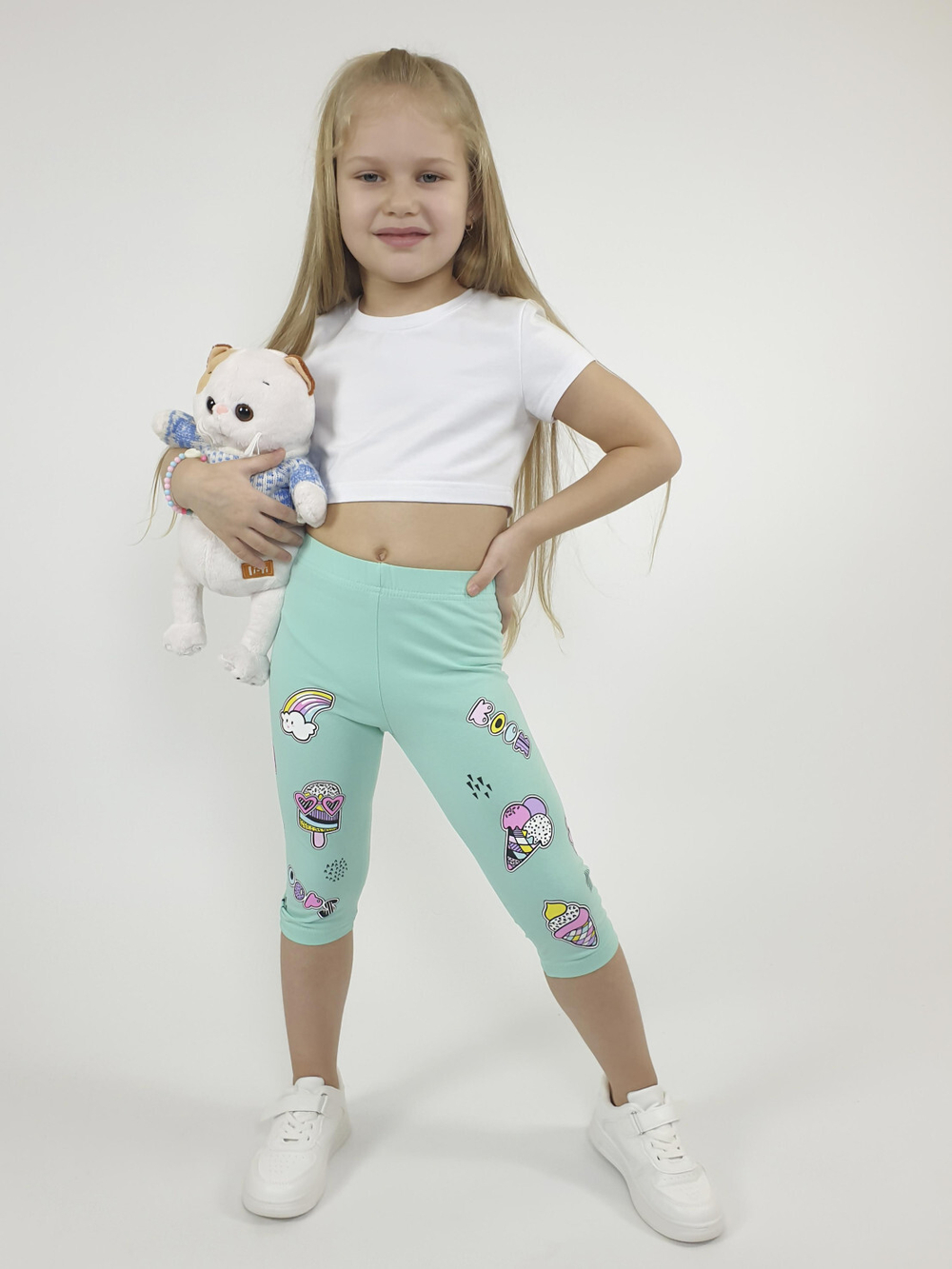17-24-4 Лосины для девочки Luneva