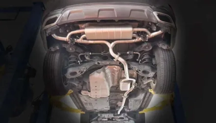 Выхлопная система с заслонками для Lexus RX200T/RX300 2.0T