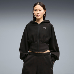 Толстовка женская PUMA STREET GLAM Bedazzled FZ Balloon Sleeve Hoodie FL